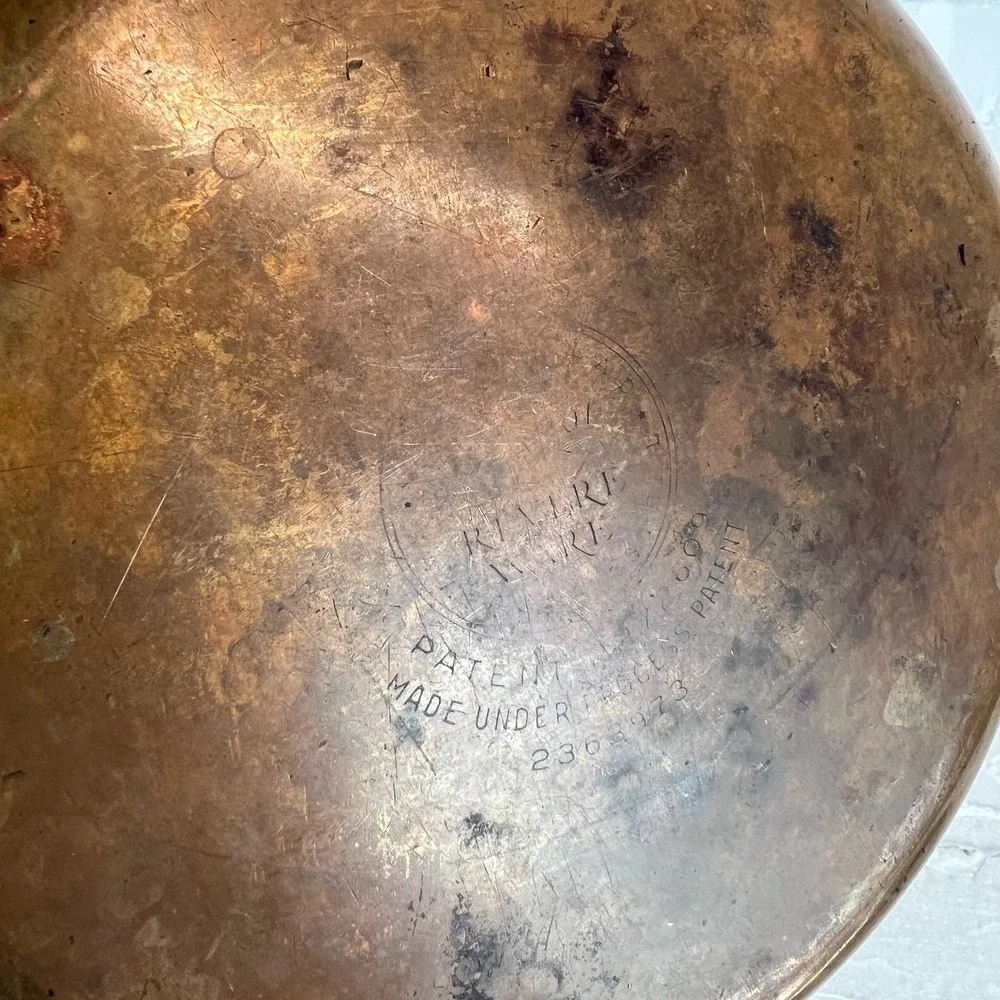 Vintage Revere Ware 1801 Copper Clad 8